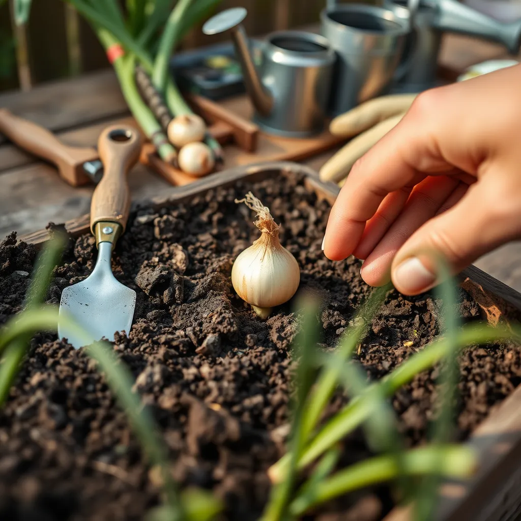 Jak prawidłowo sadzić cebulę – praktyczne porady