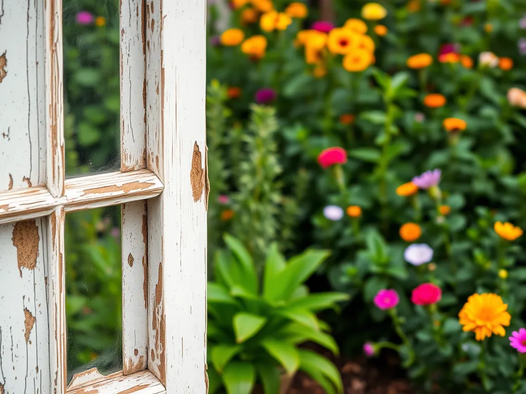 Jak wykorzystać stare okna w ogrodzie?